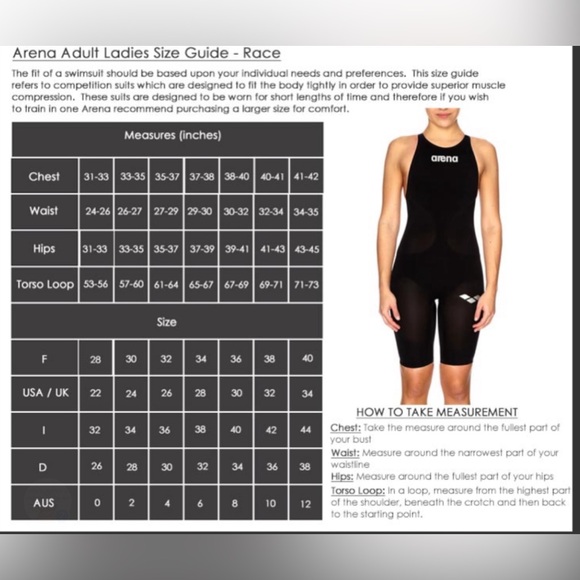 Arena Tech Suit- Powerskin 2.0, size 28 - Picture 10 of 10